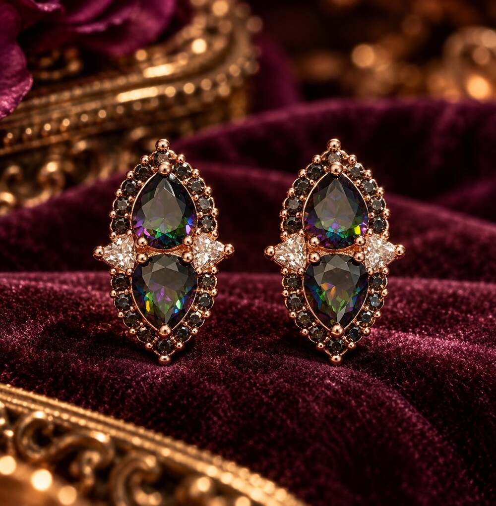 Bomb Party Earrings ER22563- Aurelia Ice (June 2026) studs